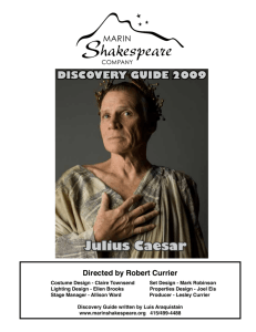 Julius Caesar - Marin Shakespeare Company
