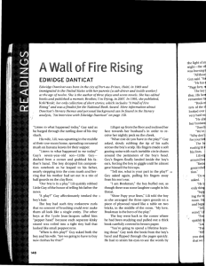 A Wall of Fire Rising