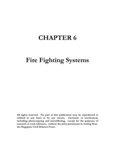 CHAPTER 6 Fire Fighting Systems