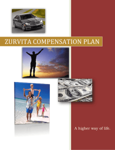 ZURVITA COMPENSATION PLAN