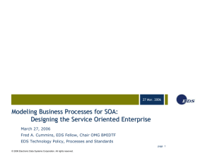 Modeling Business Processes for SOA: Designing the Service