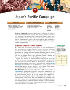 Japan's Pacific Campaign