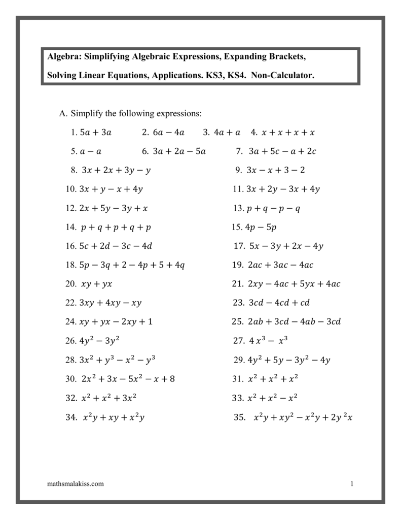 simplifying expressions calculator