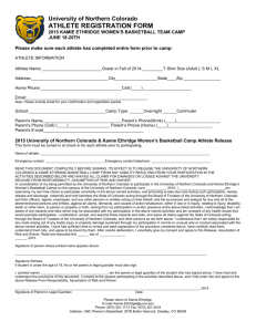 athlete registration form - kamie ethridge basketball camps