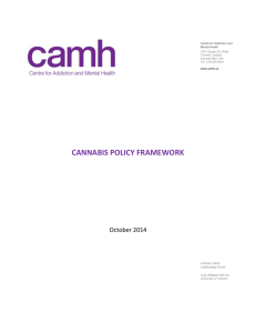 Cannabis Policy Framework