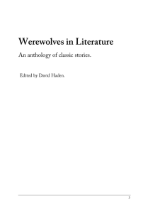 Werewolves in Literature