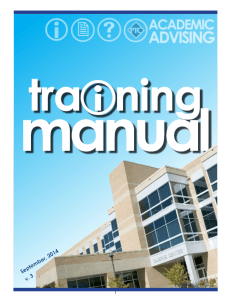 Training Manual - Pulaski Technical College