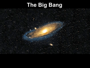 The Big Bang and Cosmology