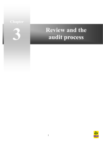 Review and the audit process