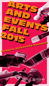 ARTS AND EVENTS ALL 5 201 Rutgers University–Camden