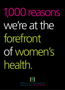 A Thousand Voices for Women's Health