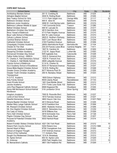 CSFB 06/07 Schools School Name: Address: City: State: Zip