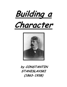 Building a Character summarised