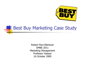 Best Buy Presentation - Robert Paul Ellentuck