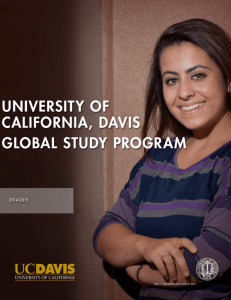 university of california, davis global study program
