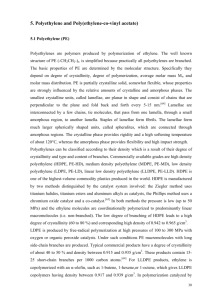 5. Polyethylene and Poly(ethylene-co