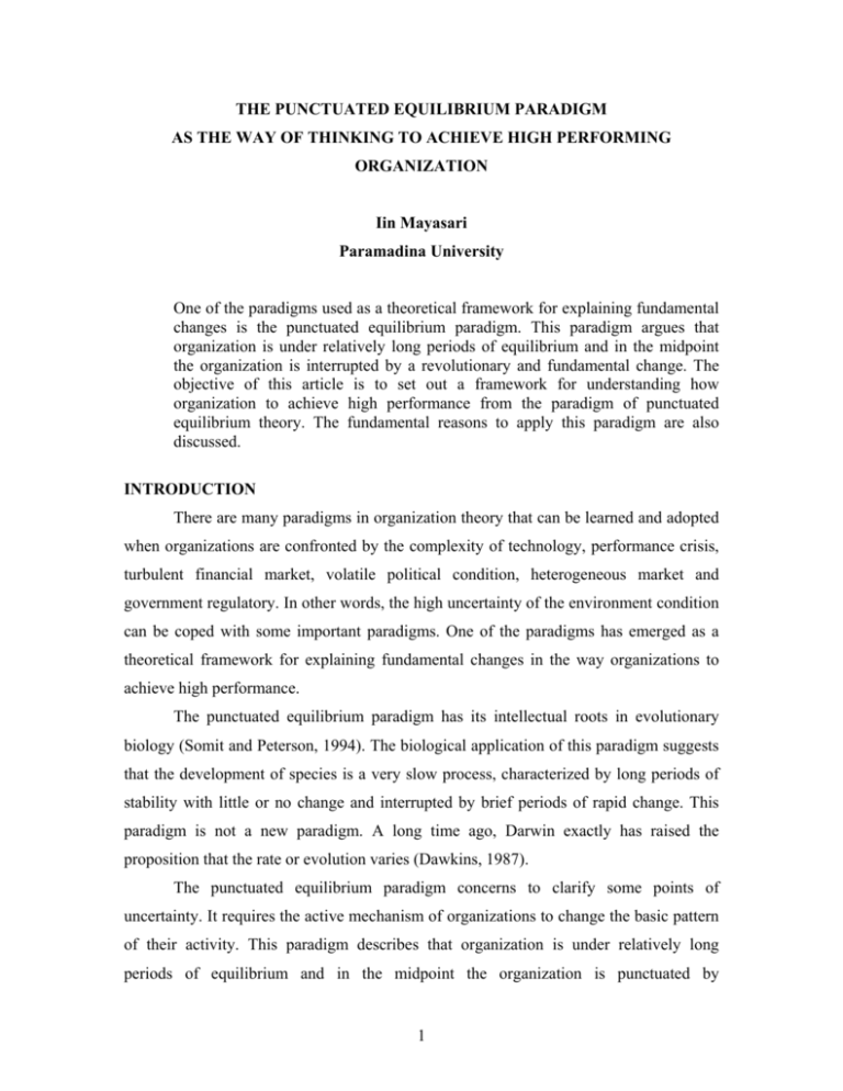 1-the-punctuated-equilibrium-paradigm-as-the-way-of