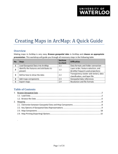 Creating Maps in ArcMap: A Quick Guide