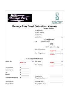 Massage Envy Brand Evaluation