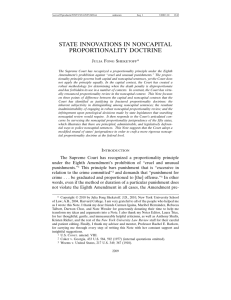 state innovations in noncapital proportionality doctrine