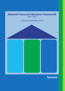 National Financial Education Framework 2016