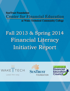 Financial Literacy Initiative Report