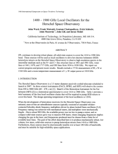 1900 GHz Local Oscillators for the Herschel Space Observatory