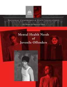 Mental Health Needs of Juvenile Offenders