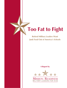 Too Fat to Fight - Mission: Readiness