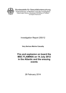 Investigation Report 255/12 - Bundesstelle für Seeunfalluntersuchung