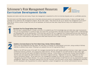 Schinnerer's Risk Management Resources