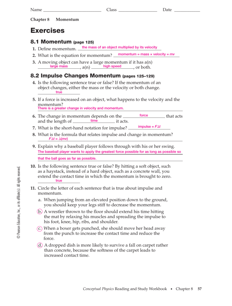 Conceptual Physics Chapter 26 Exercises Answers - ExerciseWalls