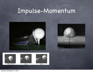 Impulse-Momentum