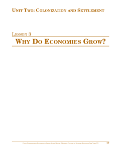 why do economies grow? - Focus: Understanding Economics in US
