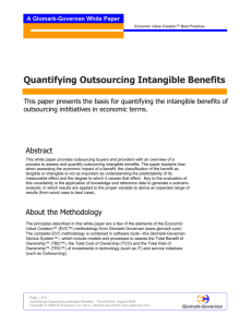 Quantifying Outsourcing Intangible Benefits