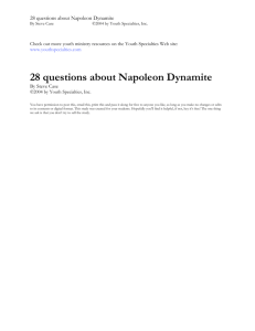 29 questions about Napoleon Dynamite