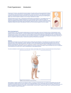 Portal Hypertension: Introduction