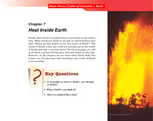 Chapter 7 Heat Inside Earth