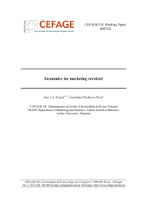 Economics for marketing revisited - CEFAGE