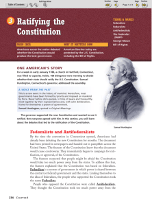 3 Ratifying the Constitution