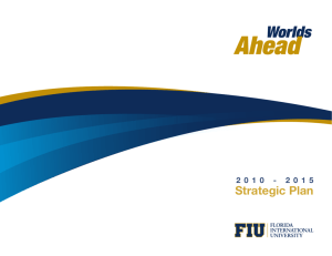 FIU's Worlds Ahead Strategic Plan - Strategic Planning