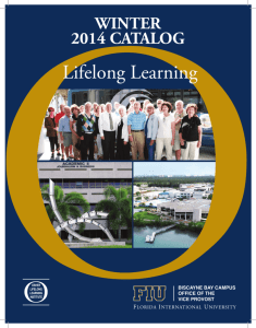 Catalog - the Osher Lifelong Learning Institute