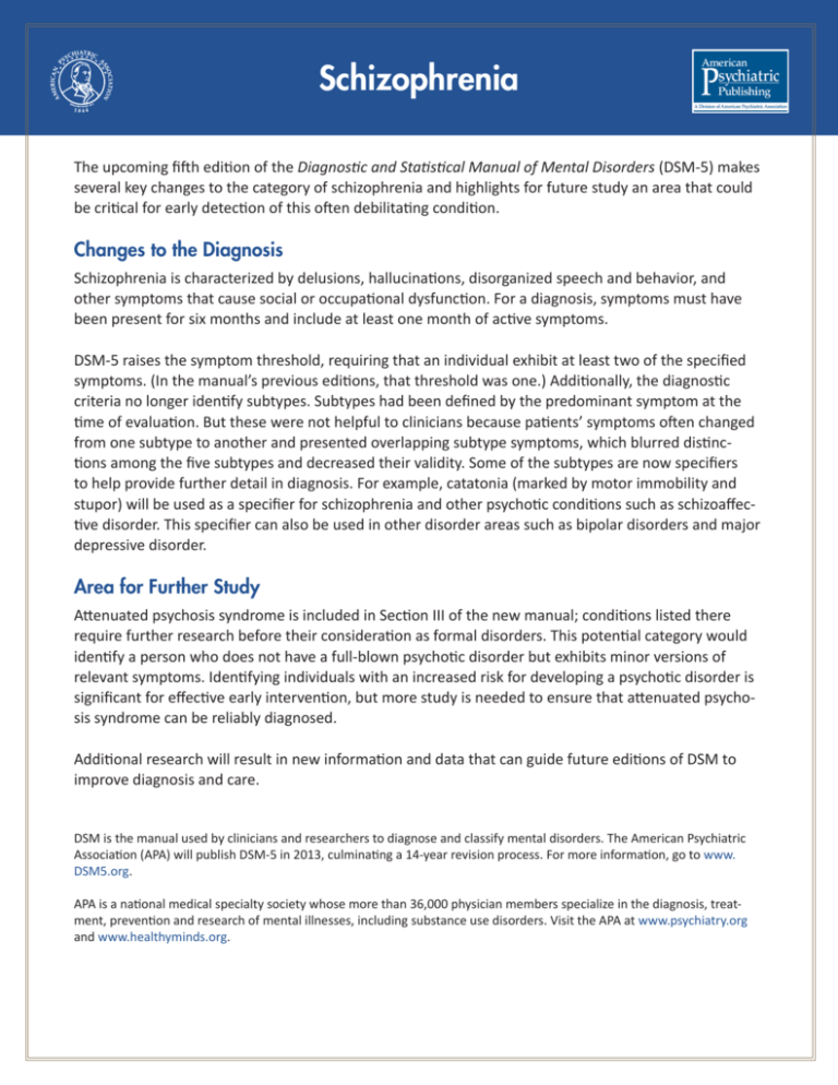 schizophrenia-dsm-5