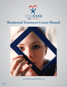 Residential Treatment Center Manual