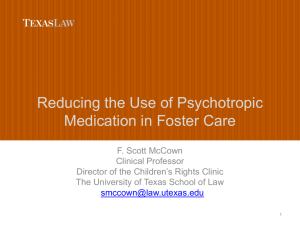 Reducing Use of Psychotrophic Medication