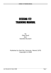 C172 Training Manual 1 Jul 2011