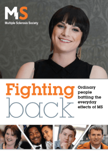 Fighting Back - MS Week 2012 report - spreads