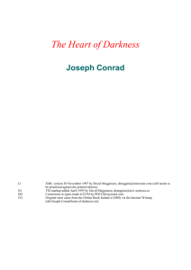 The Heart of Darkness - Formatting Objects Authoring