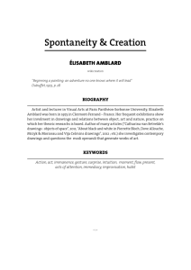 Spontaneity & Creation