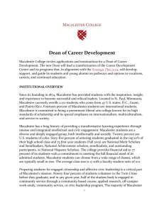 Dean of Career Development - Storbeck/Pimentel & Associates